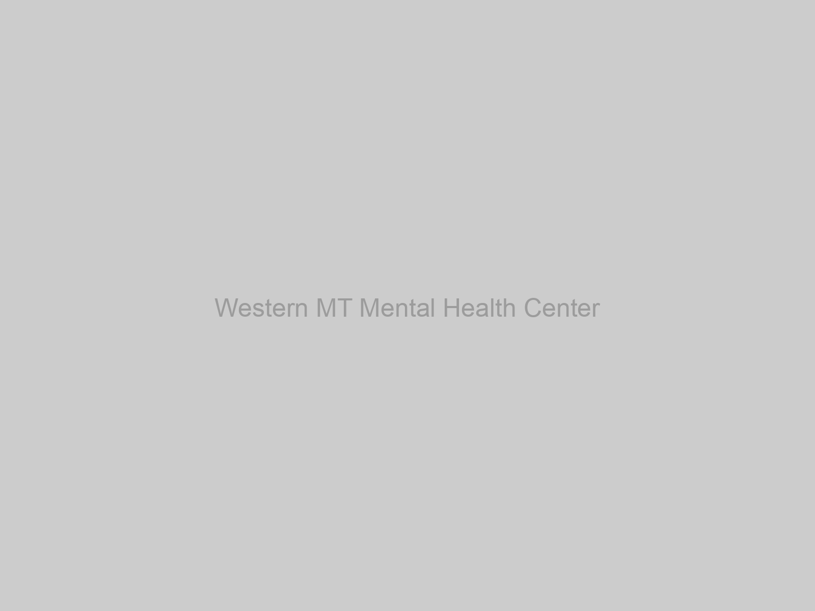 Western MT Mental Health Center
